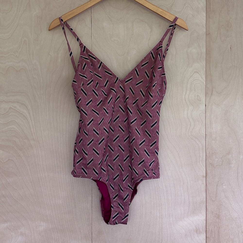 SÉZANE X YSÉ Bathing suit in Geometrique Print, Size 36